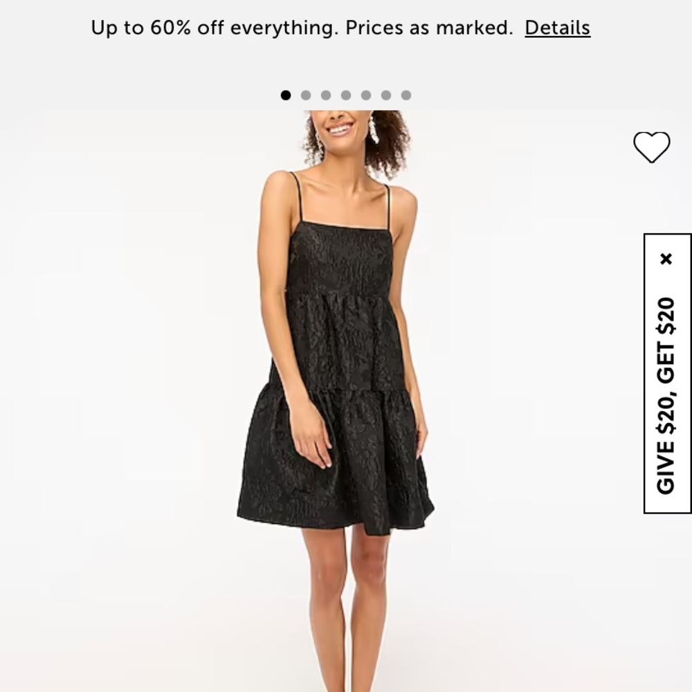 JCrew black dress. NWT size medium.